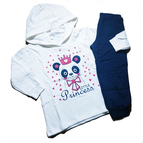 Conjunto infantil menina blusa + calça TAM 1 ao 2 (4970) moletom feminino - Uai Baby Store