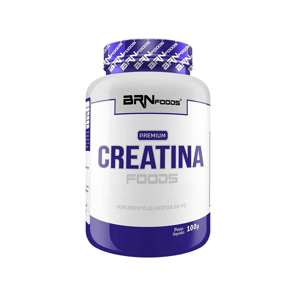 Creatina Premium Foods 100g - BRNFOODS Creatina para Força e Resistência