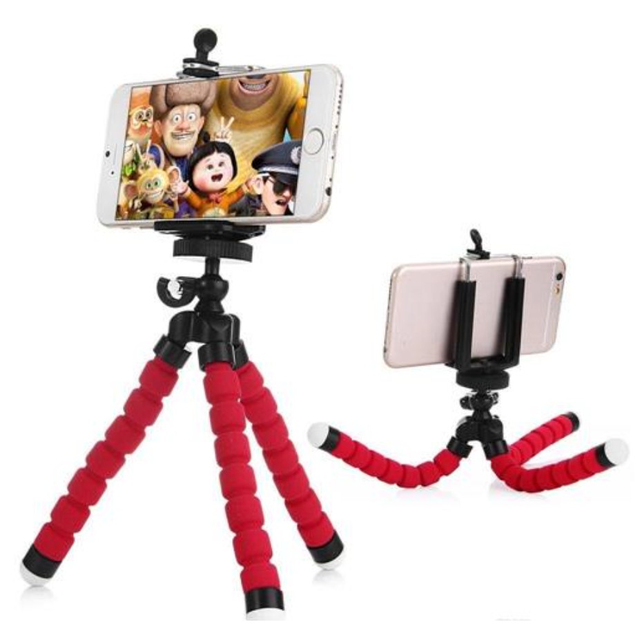 Mini Tripé Universal Flexível Suporte Celular Câmeras