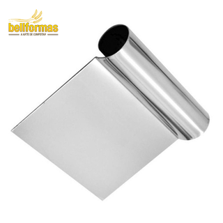 Espatula Tubular Inox 13 cm para alisar bolo