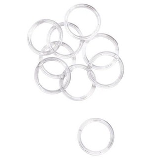Argola Acrílica 23mm pct.10 unidades