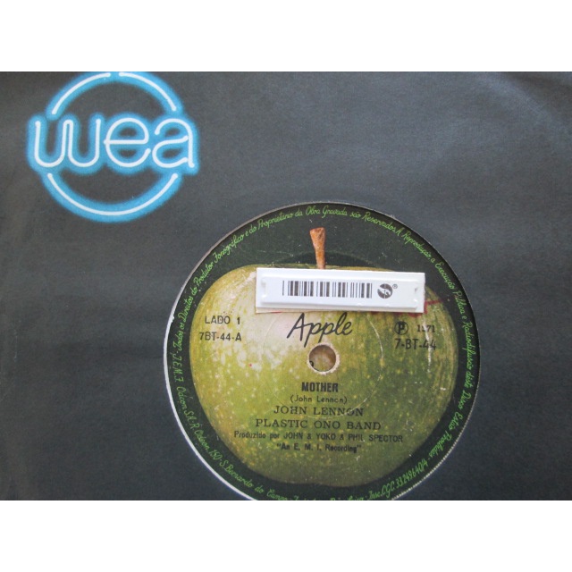 Compacto Vinil - John Lennon & Plastic Ono Band 1971 - Mother / Why - Raridade