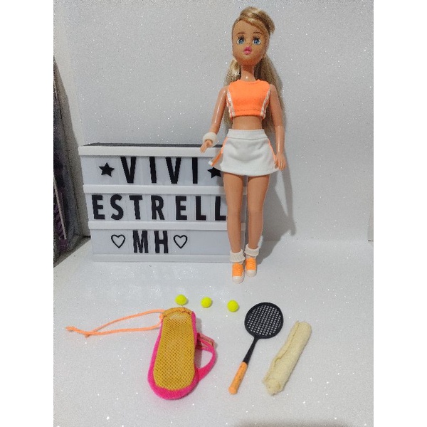 Boneca Susi tenista Susie antiga Estrela