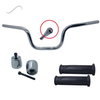 Guidão Titan 160 C/ Peso PCX Cromado  e Manopla Cargo 160 em Oferta na Shopee