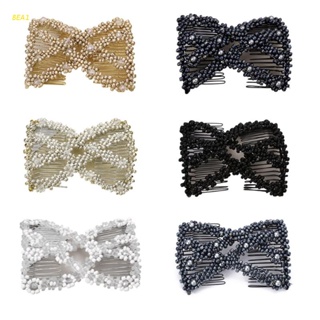 Bea1 Torção Losango Frisado Do Cabelo Pentes Laterais Jóias Stretchable Styling Clipes Grampos Fabricante Bun em Oferta na Shopee