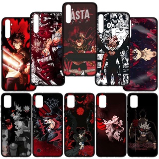 Caixa Macia Samsung Galaxy A11 A31 A71 A51 A21S Capa Protetora TPUCover EE-DB82 Asta Anime Black Clover De Silicone Para Telefone