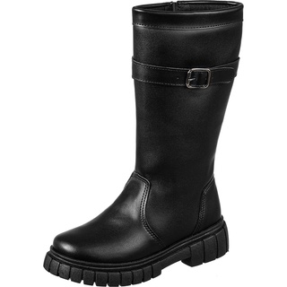 Bota Montaria GiGiL Teen Infantil Coturno Feminino Meninas Cano Alto Confortável Moda Atual Blogueira