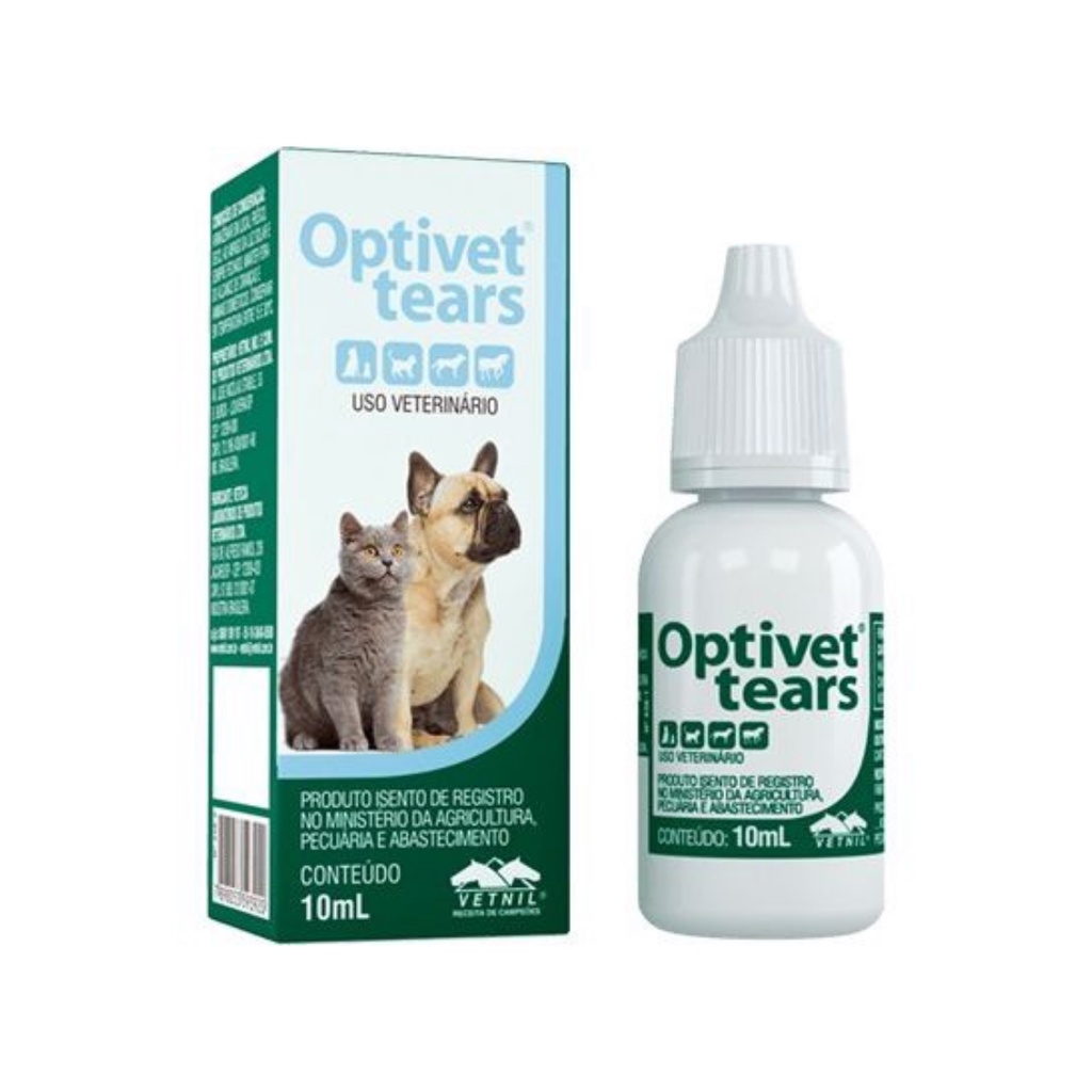 Optivet Tears 10 Ml - Colírio Vetnil - Envio Imediato em Oferta na Shopee