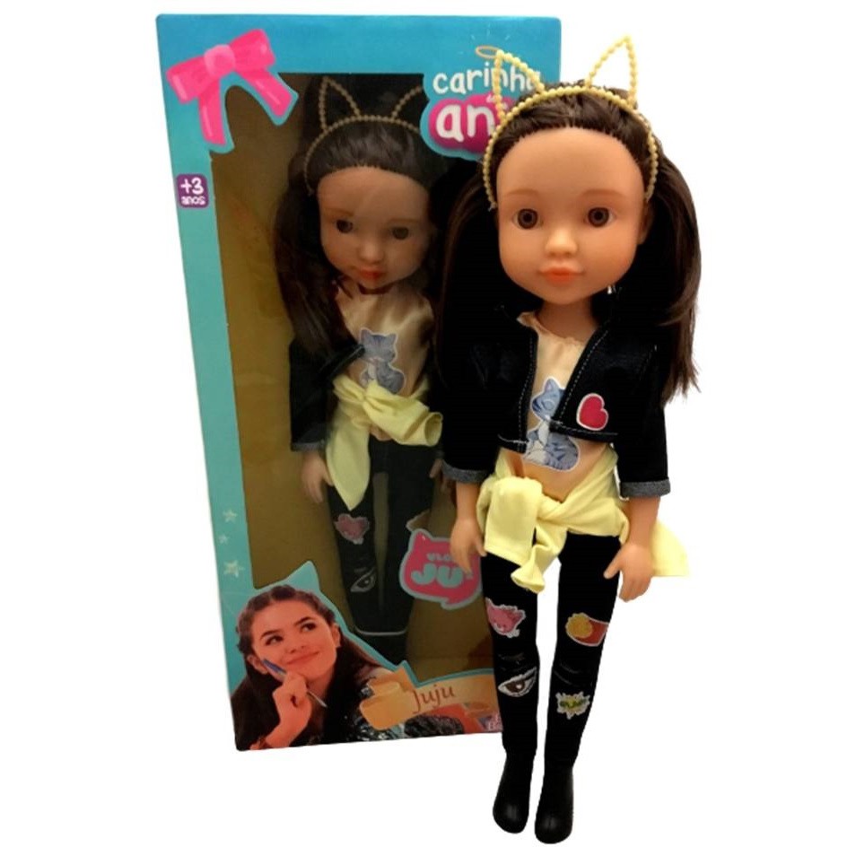Boneca Grande Menina Vlogueira Juju Almeida - Maisa Silva - Novela Carinha De Anjo Sbt - Novabrink