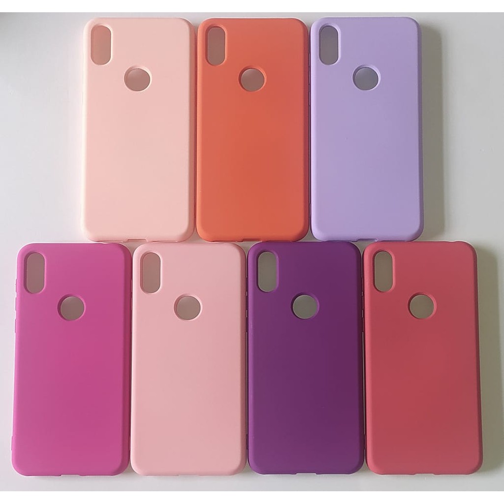 Capa Capinha Aveludada  Moto One Normal Xt1941 Modelo Fechado E Proteçao De Camera Silicone Case