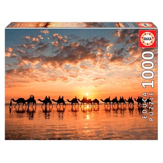 Puzzle 1000 peças Pôr do Sol em Cabo Beach - Educa - Imp