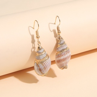 Brincos De Conchas Personalizados Em Duas Cores-Moda Praia