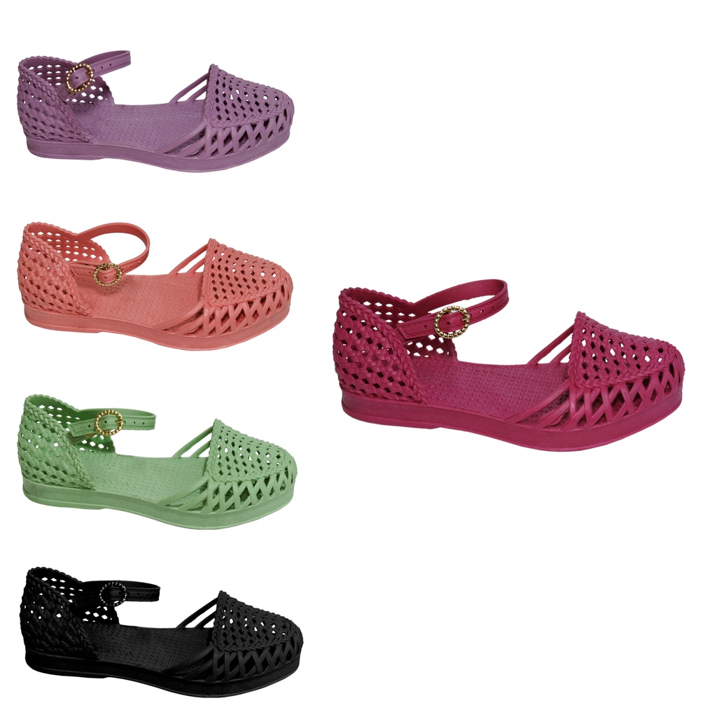 Sapatilhas Femininas com Fivela Tamanho Infantil e Adulto em Oferta na Shopee