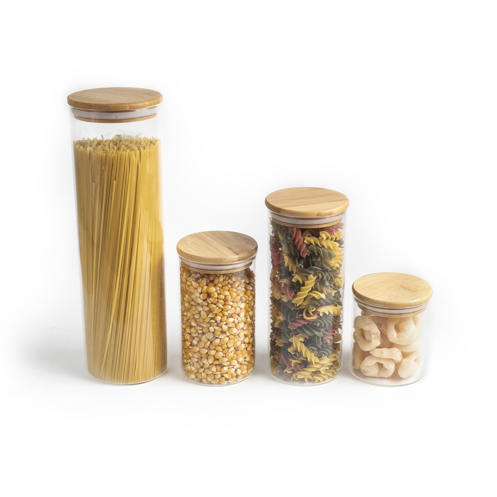 Kit Potes De Mantimento Circular 400/600/800/2000ml - 4pçs em Oferta na Shopee