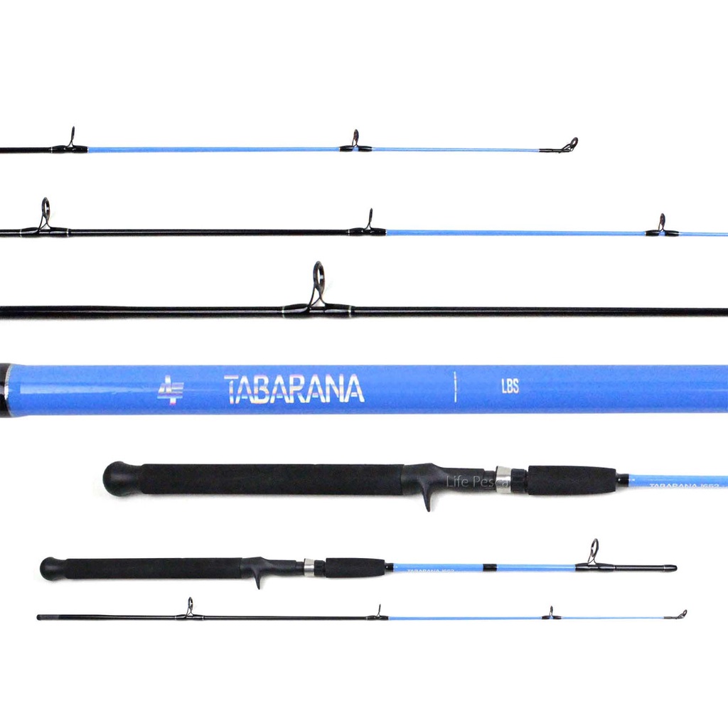 Vara Para Carretilha Albatroz Tabarana 5'6" (1,65m) 10-20Lbs 1652 - 2 Partes