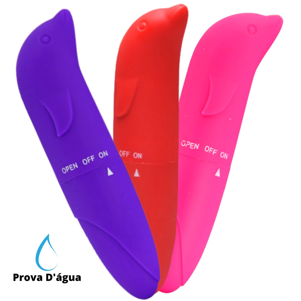 Massageador Intimo Vibrador Golfinho Toque Aveludado Ponto G Shopee Brasil 6051