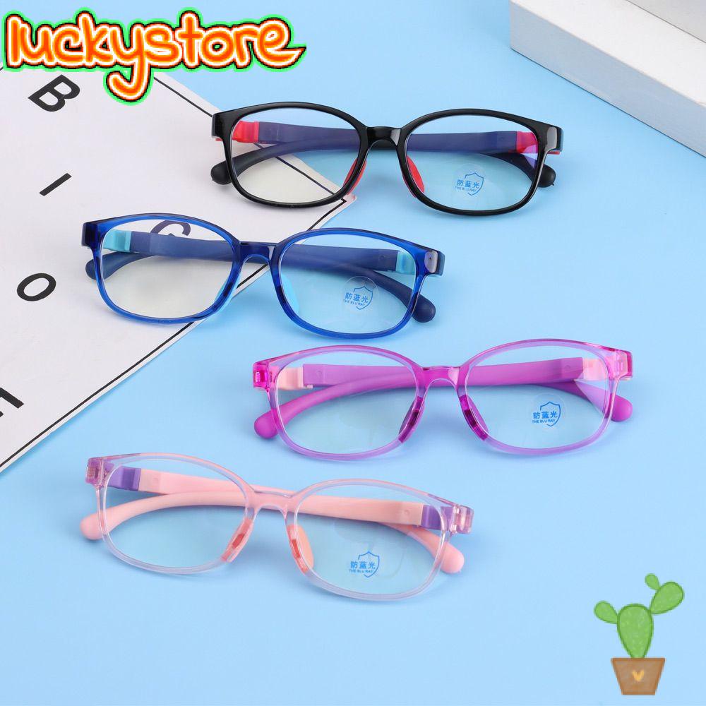 Óculos Com Armação Flexível Ultraleve Anti Reflexo Azul Para Meninos E Meninas em Oferta na Shopee