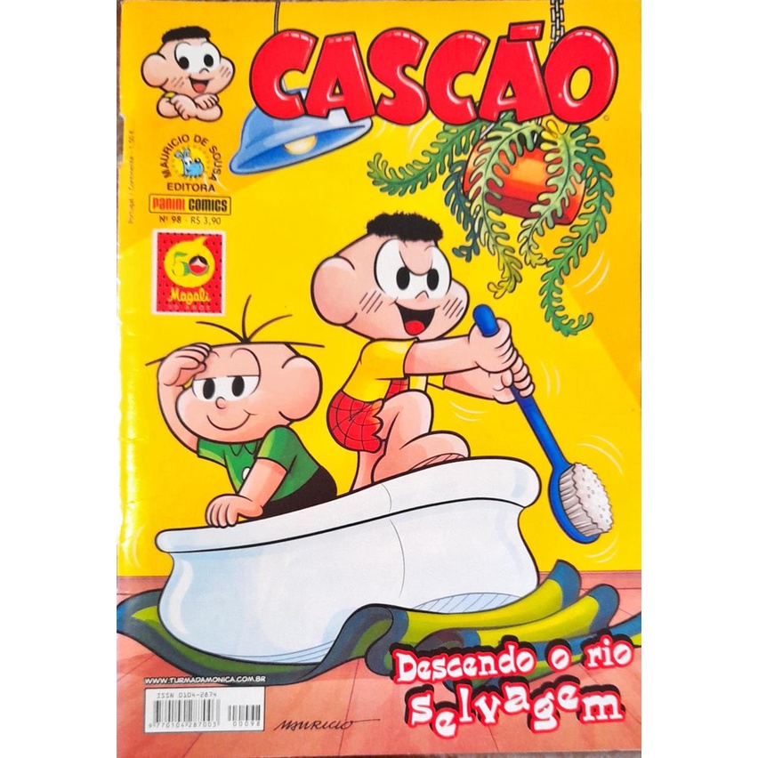 Gibi Cascão Nº 98 Descendo o Rio Slevagem