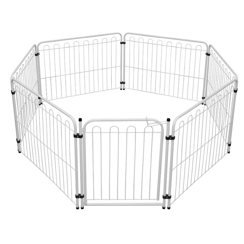 Cercado 8 Módulos + Portão Grade para Cachorro Pet Portátil