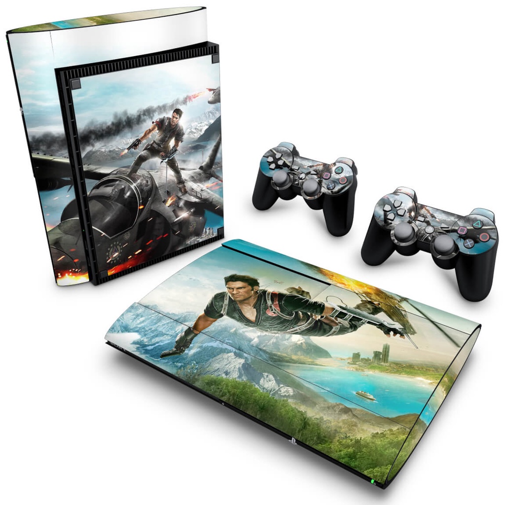Skin PS3 Super Slim Adesivo - Just Cause 2