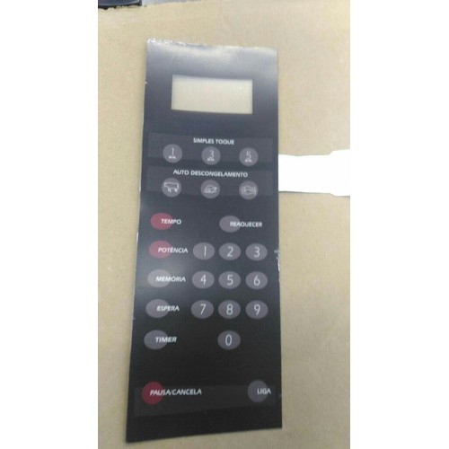 Membrana Teclado  Forno Microondas Brastemp Bmp40 Esb