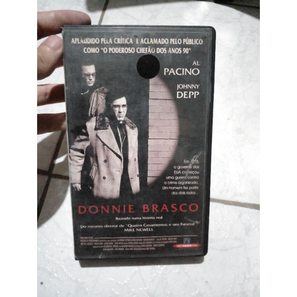 VHS Donnie Brasco ( legendado) Johnny Depp