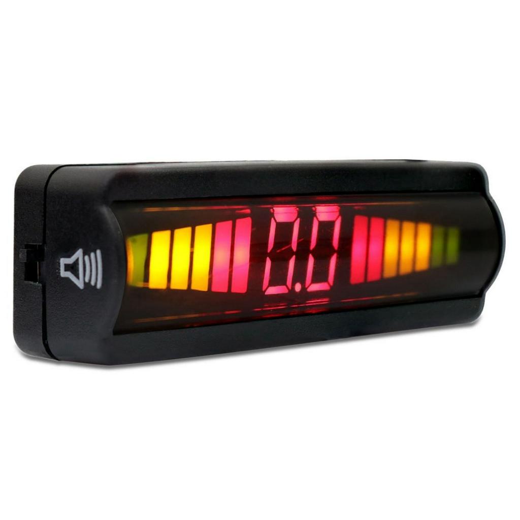Detalhes do Sensor Estacionamento 4 Pontos Grafite Display Led Colorido