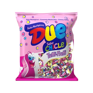 Bala Due Tutti-Frutti 100un / 300g - Simonetto