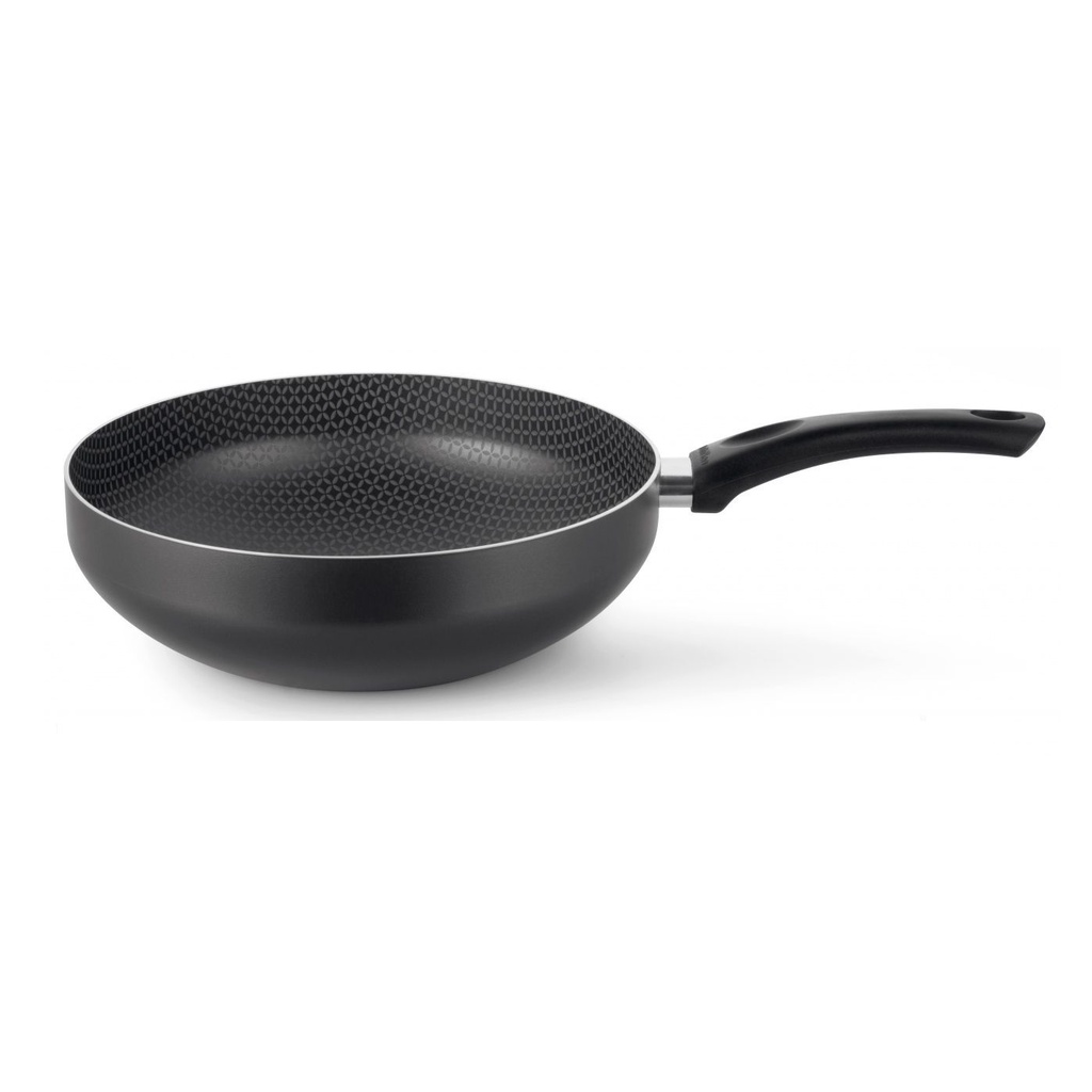 Frigideira 24cm Wok antiaderente ultra 6 cabo panela 3,6 litros Multiflon