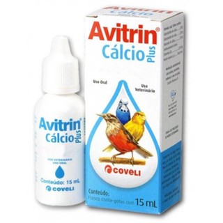 Avitrin Cálcio Plus 15mL - Suplemento Vitamínico P/ Aves em Oferta na Shopee