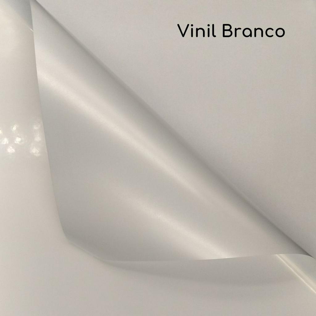 Vinil Adesivo Branco Brilhoso 135g (Jato de Tinta) c/ 10 fls A4 em Oferta na Shopee