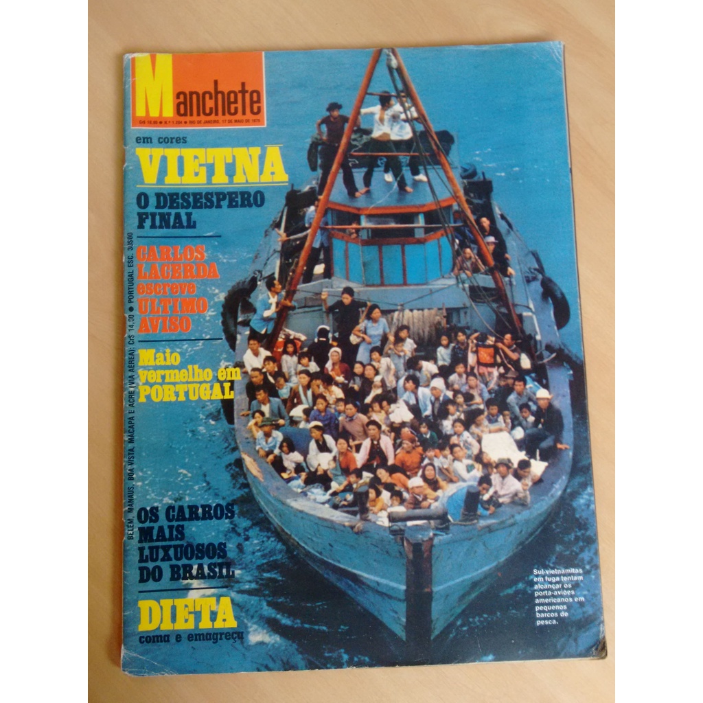 Revista Manchete 1204 Guerra Vietnã Rejane Medeiros 368q