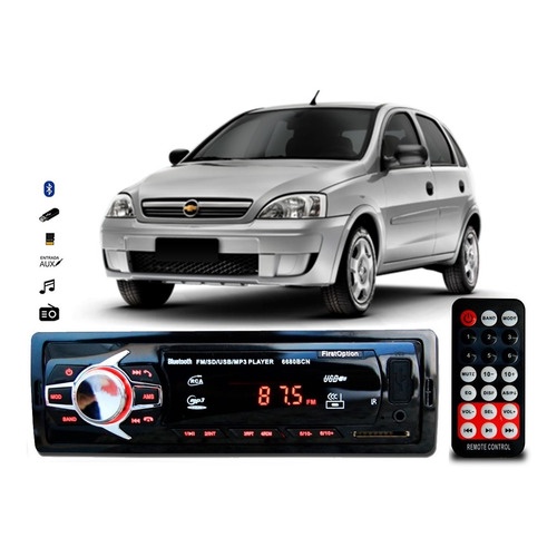 Aparelho De Som Mp3 Gm Corsa Bluetooth Pendrive Rádio em Oferta na Shopee