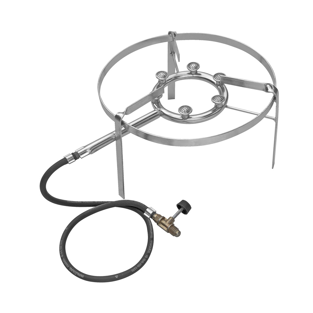 Fogareiro 6 Caulins 30cm Zincado Alta Pressão 103 Papaléguas
