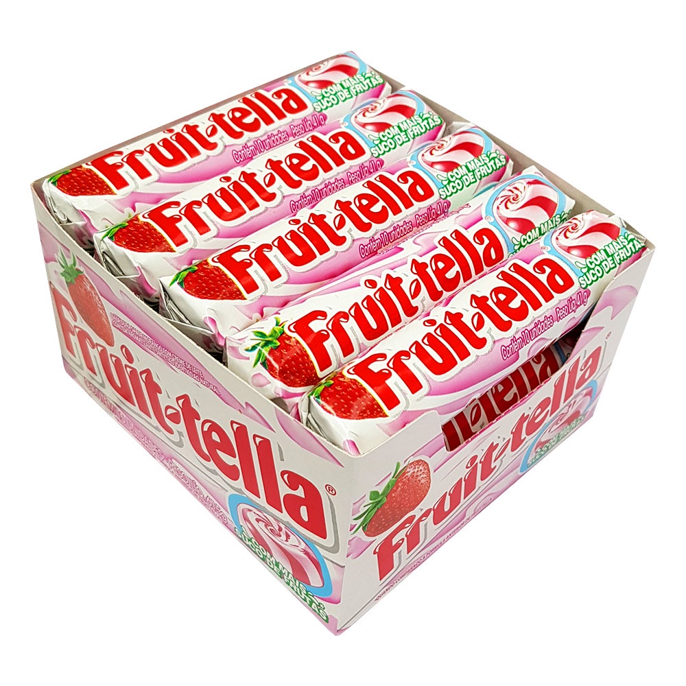 Bala Drops Fruittella Morango Creme c/15 - Perfetti