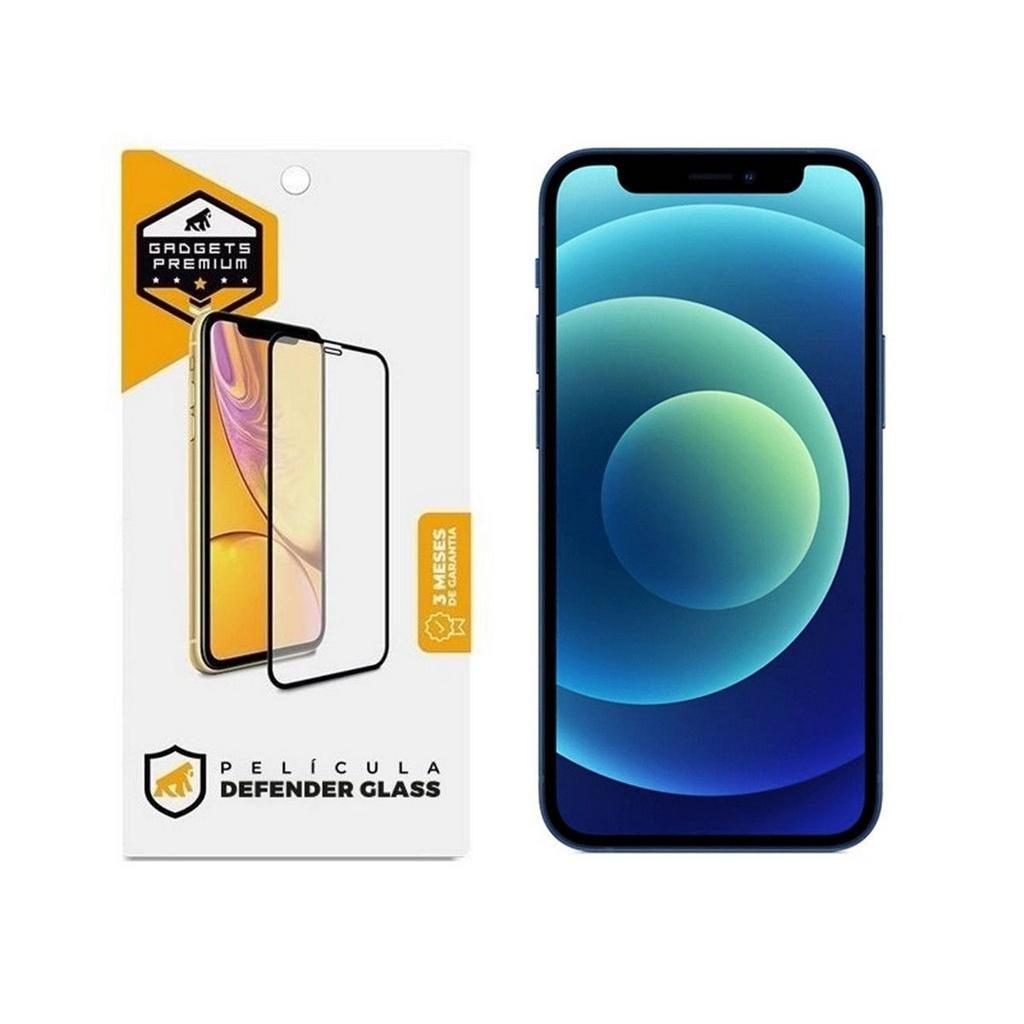Película Defender Glass para iPhone 12 Mini - Preta - Gshield em Oferta na Shopee