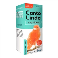 Canto Lindo Vias Aéreas 20ml Tratamento de Bronquite Rouquidão Coriza Resfriados de Pássaros
