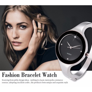 Promoção Relógio Feminino Casual Bracelete Aço Inox Analóg.