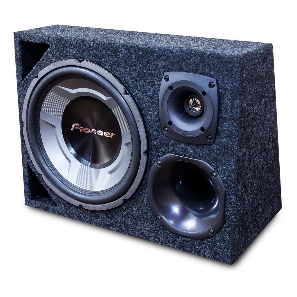 Caixa Trio Pioneer Completa Som Automotivo Carro 450w Rms em Oferta na Shopee