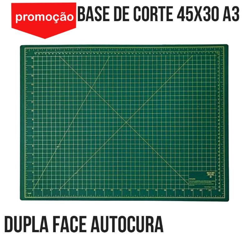 Base De Corte A3 45x30 Patchwork Scrapbook Artesanato pachwork br