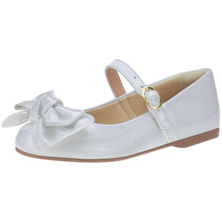 Sapatilha Infantil Feminina Vermelha Branco Daminha Dama Casamento Sapato Brilho Leve Boneca Salomé Menina Laço Confortável Moda Atual Festa Daminha Blogueira