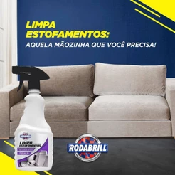 Limpa Estofamento Gatilho (500Ml) - Rodabrill