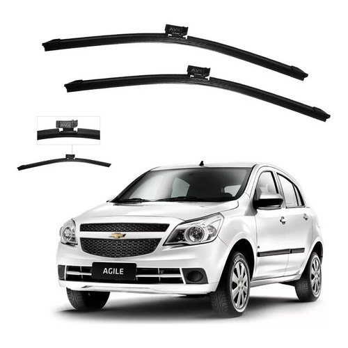 Palheta Limpador Parabrisa Agile Montana 12 em diante em Oferta na Shopee