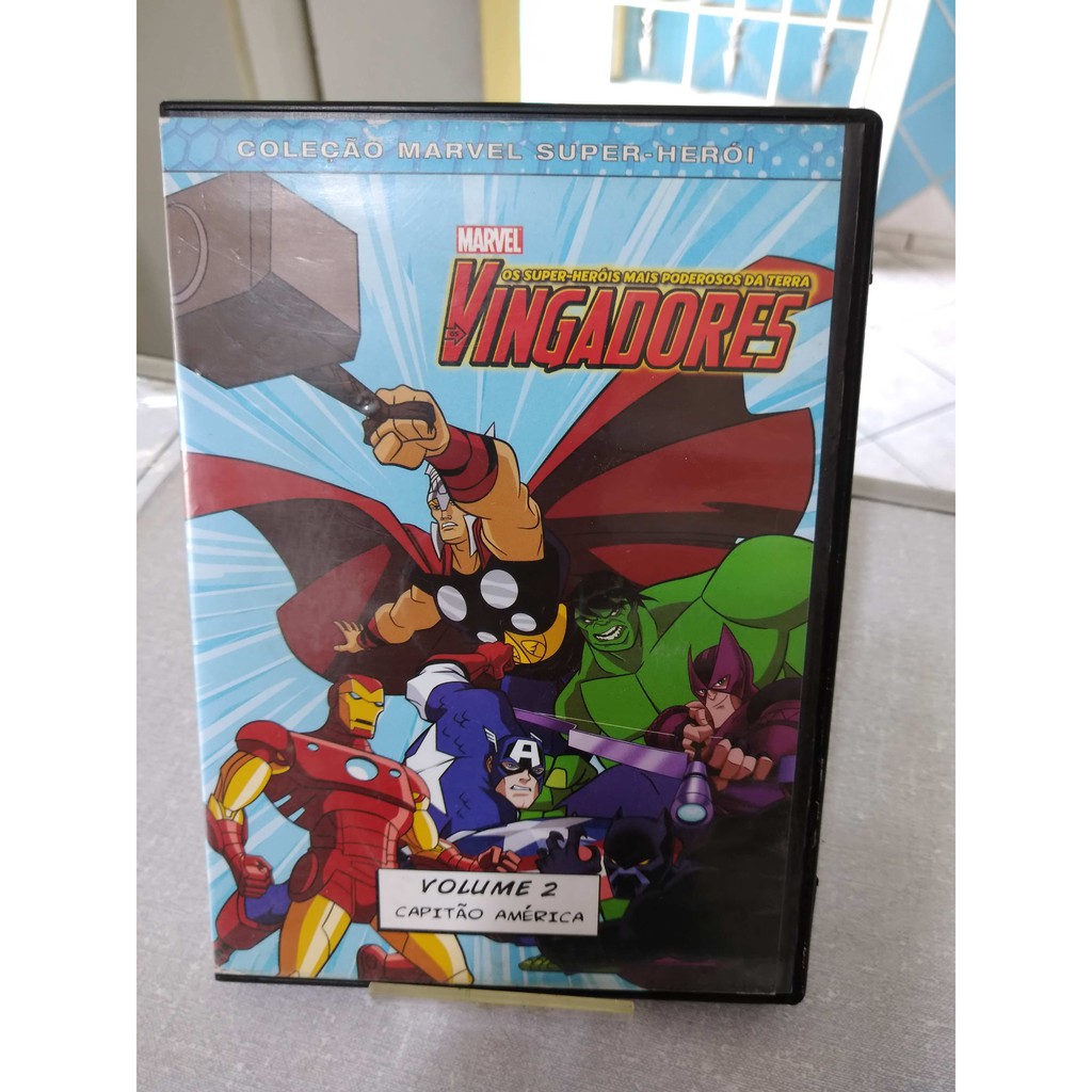 DVD ORIGINAL VINGADORES VOLUME 2 CAPITÃO AMÉRICA