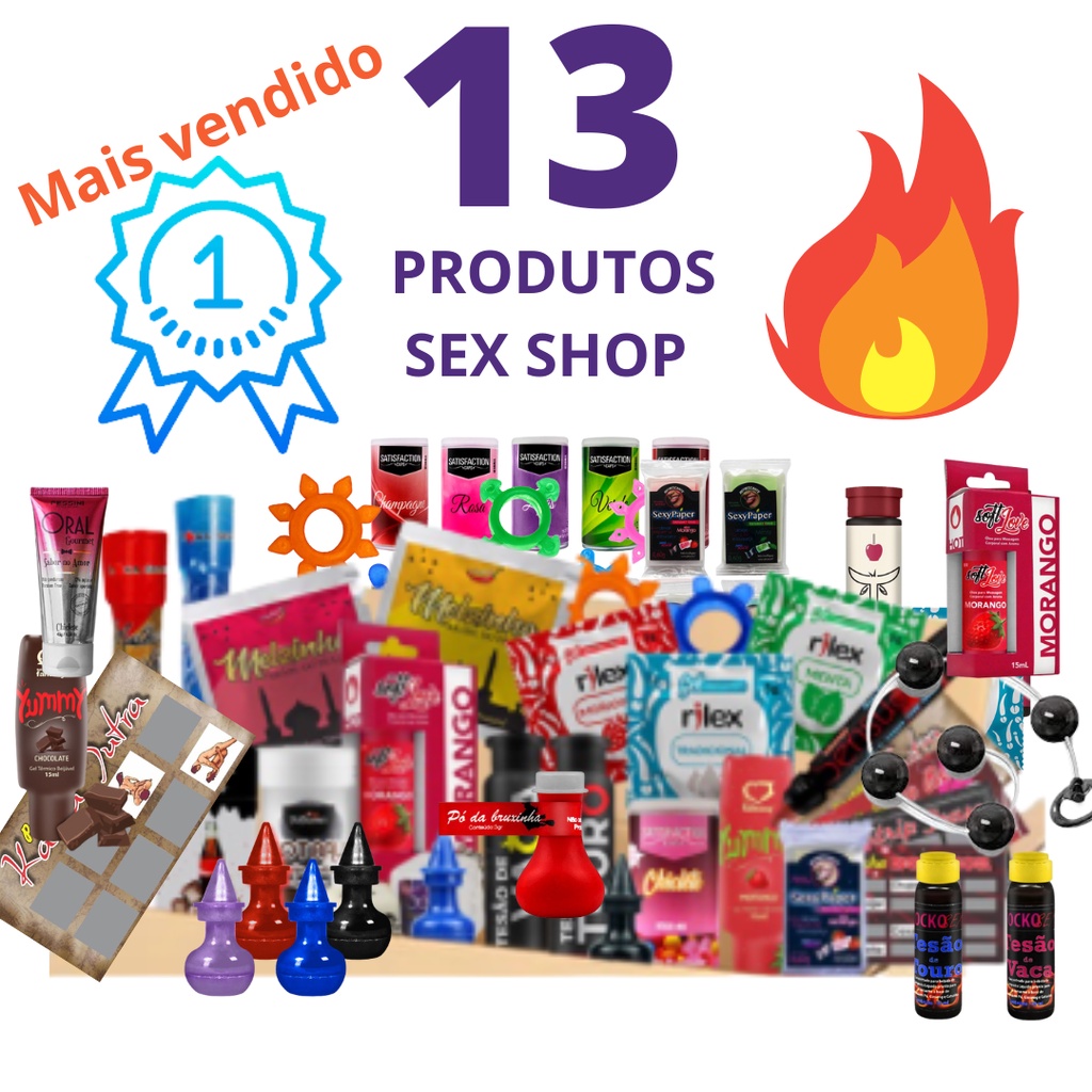 Kit Sex Shop 28 Produtos Eróticos Uso Adultos Sexy Shop Escorrega O Preço 8618