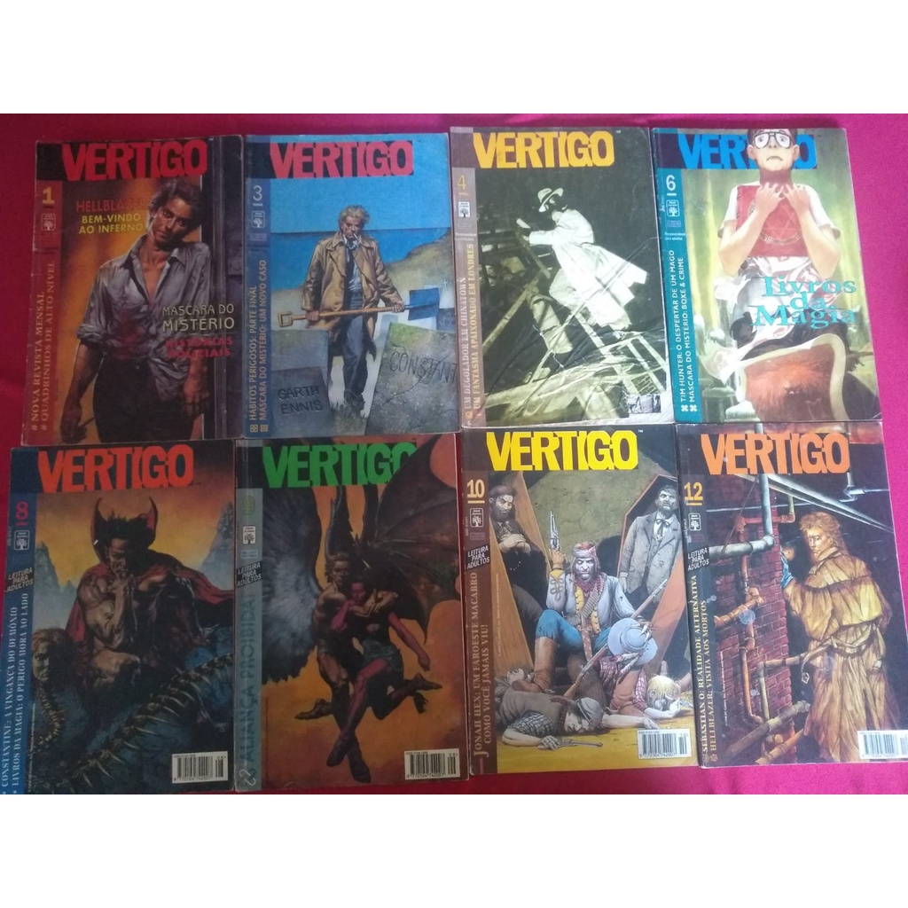 Vertigo - Dc Comics - Editora Abril 1995 - Edições 1, 3, 4, 6, 8