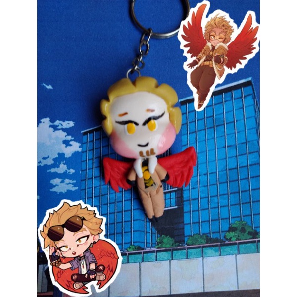 Chaveiro Biscuit Boku No Hero Academia My Hero Academia Hawks Keigo Takami Otaku Anime Japan Kawaii Fofo Dabihawks