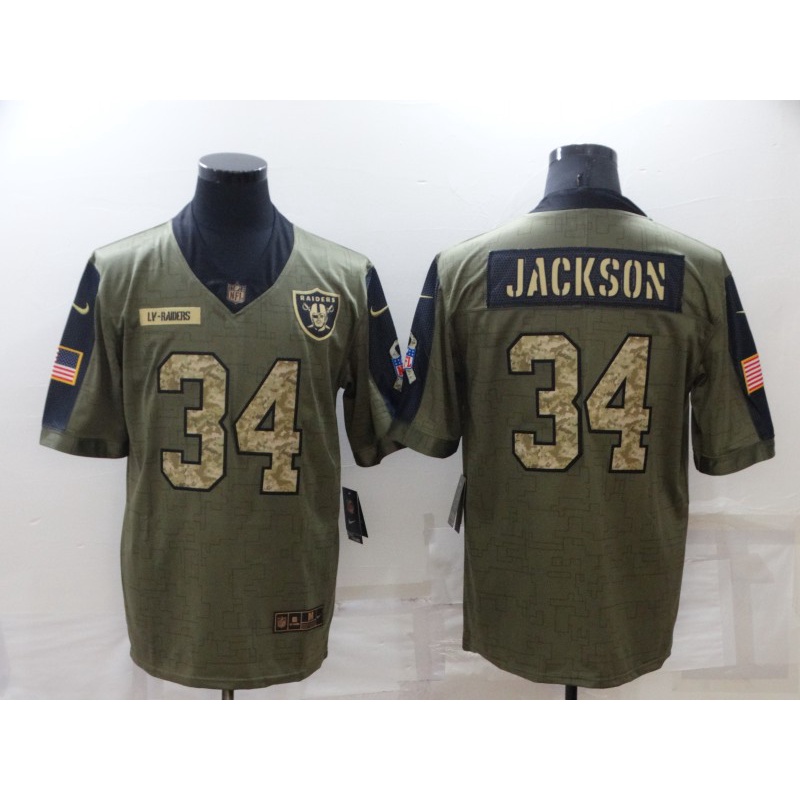 NFL Las Vegas Raiders Salute To Service (Bo Jackson) Men's