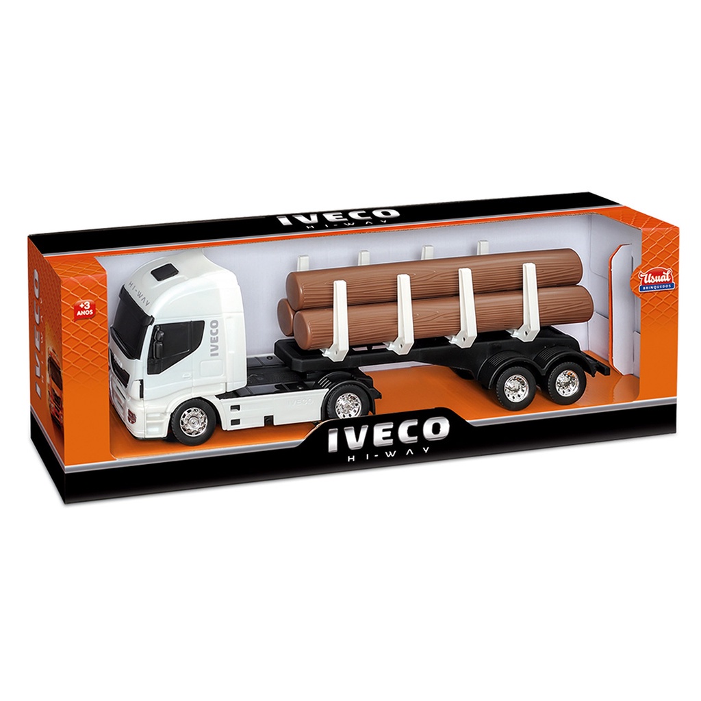 CAMINHAO IVECO HI-WAY TORA C/ CARGA - USUAL BRINQUEDOS