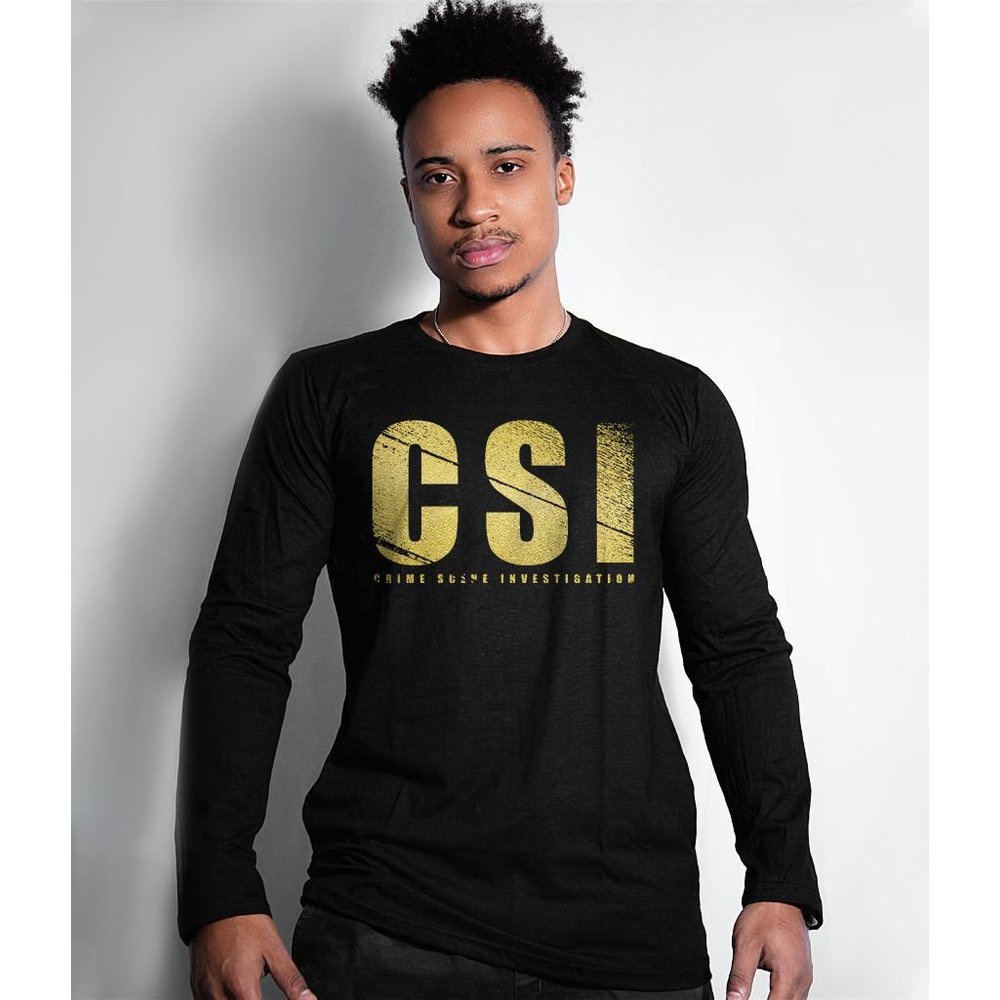 Camiseta Gola Manga Longa CSI Gold Line